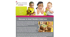 Desktop Screenshot of childcaresmallwonders.com