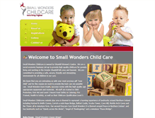Tablet Screenshot of childcaresmallwonders.com
